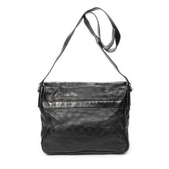 Gucci Large Flap Messenger  en  negro Cuero de ternero - Image 5