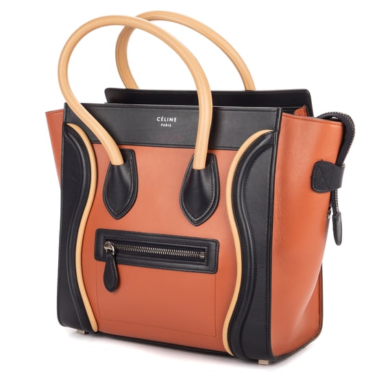 Celine Micro Tri-color Lugagge en Brown Cuero de ternero - Image 2