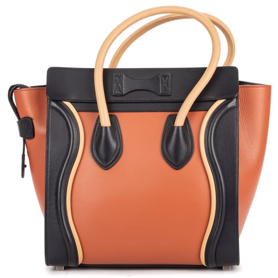 Celine Micro Tri-color Lugagge en Brown Cuero de ternero - Image 5