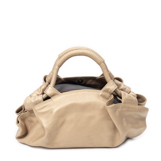 Loewe Aire Brisa Hobo en oro Cuero de ternero - Image 5