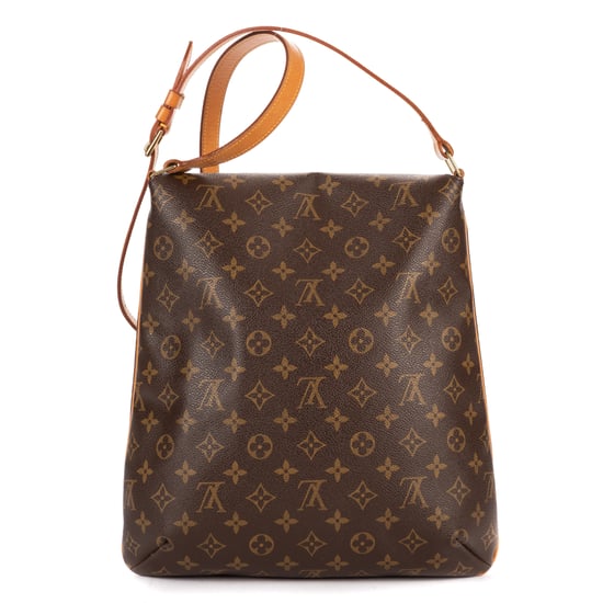 Louis Vuitton Musette Salsa Long Strap GM en marrón Lienzo recubierto - Image 5