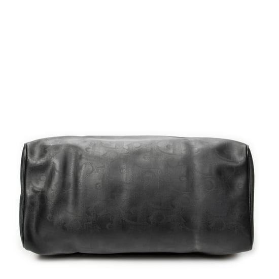 Dior Vintage Large Travel Boston en negro Lienzo recubierto - Image 6