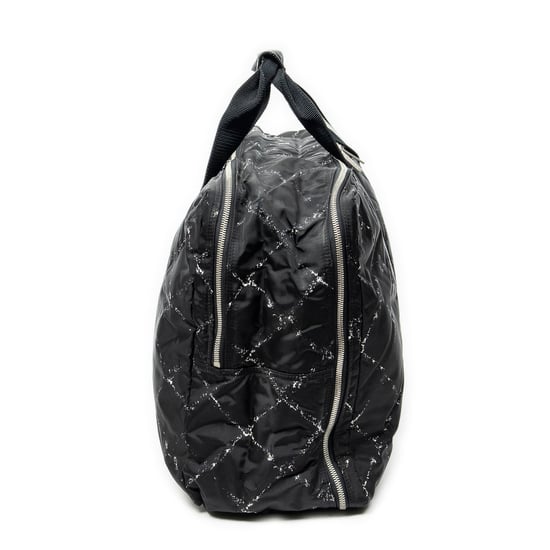 Chanel Old Travel Line Weekender en negro Lienzo - Image 3