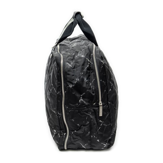 Chanel Old Travel Line Weekender en negro Lienzo - Image 4