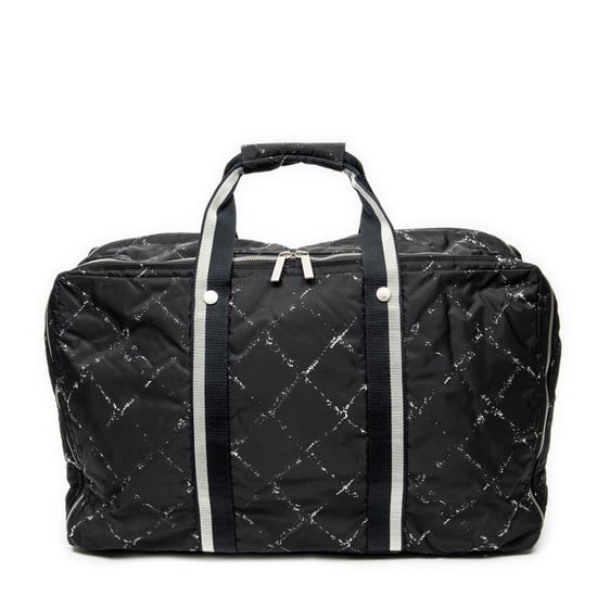 Chanel Old Travel Line Weekender en negro Lienzo - Image 5