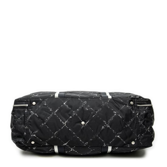 Chanel Old Travel Line Weekender en negro Lienzo - Image 6