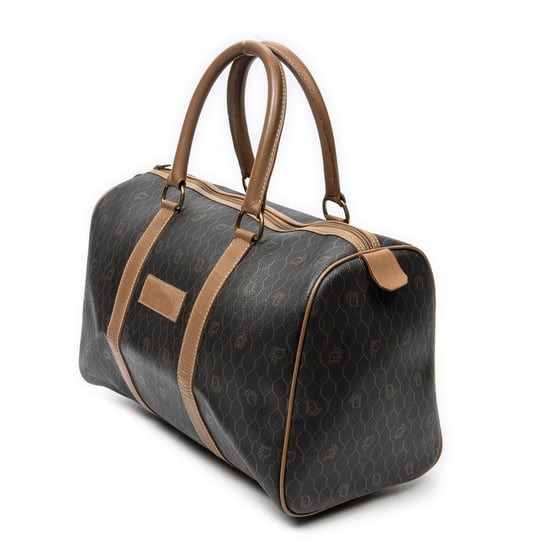 Dior Vintage Small Travel Boston en gris Lienzo recubierto - Image 2
