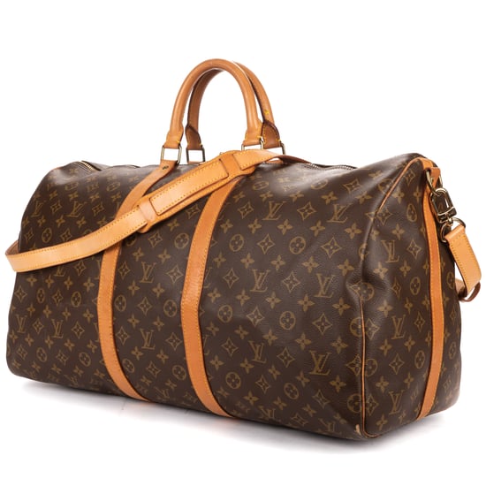 Louis Vuitton Keepall 55 en Brown Lienzo recubierto - Image 2