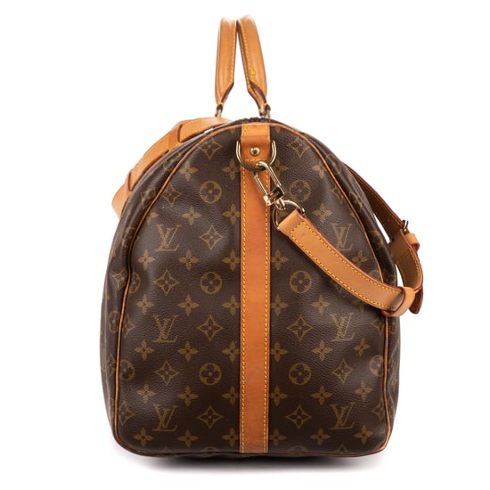 Louis Vuitton Keepall 55 en Brown Lienzo recubierto - Image 3