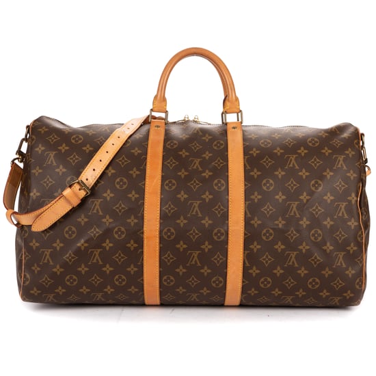 Louis Vuitton Keepall 55 en Brown Lienzo recubierto - Image 5