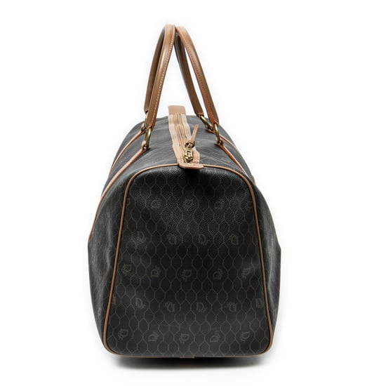 Dior Medium Vintage Travel Boston en marrón Lienzo recubierto - Image 4
