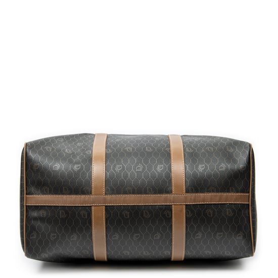 Dior Medium Vintage Travel Boston en marrón Lienzo recubierto - Image 6