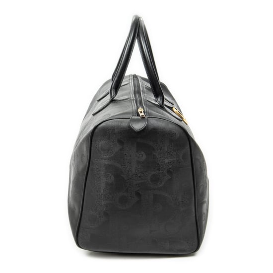 Dior Vintage Medium Travel Boston  en  negro Lienzo recubierto - Image 4