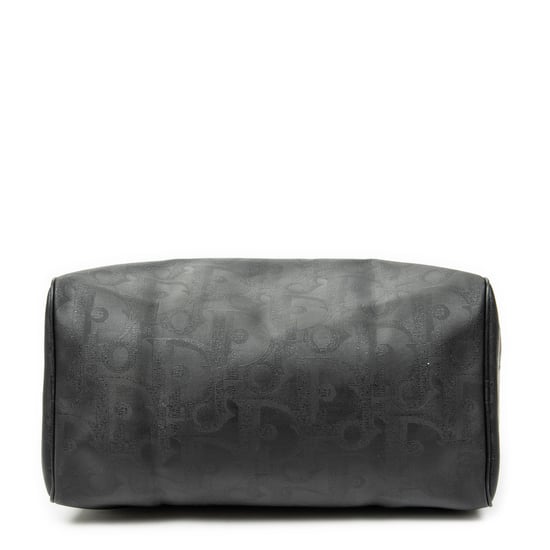 Dior Vintage Medium Travel Boston  en  negro Lienzo recubierto - Image 6