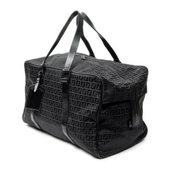 Fendi Collapsible Weekender en negro Lienzo - Image 2