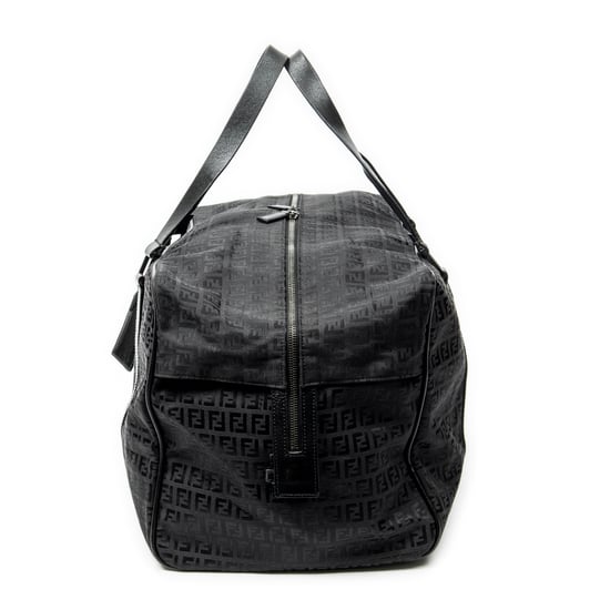 Fendi Collapsible Weekender en negro Lienzo - Image 3