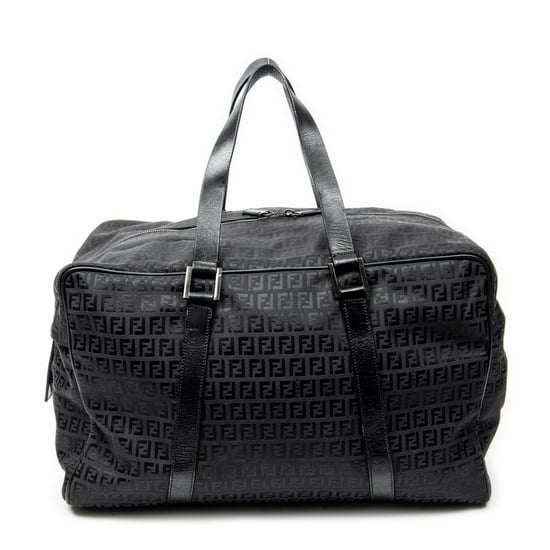 Fendi Collapsible Weekender en negro Lienzo - Image 5