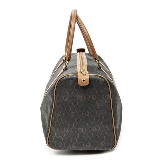 Dior Vintage Medium Boston  en  marrón Lienzo recubierto - Image 4