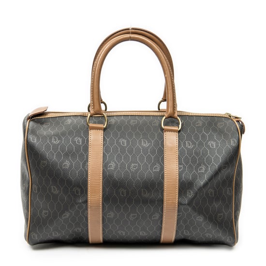 Dior Vintage Medium Boston  en  marrón Lienzo recubierto - Image 5