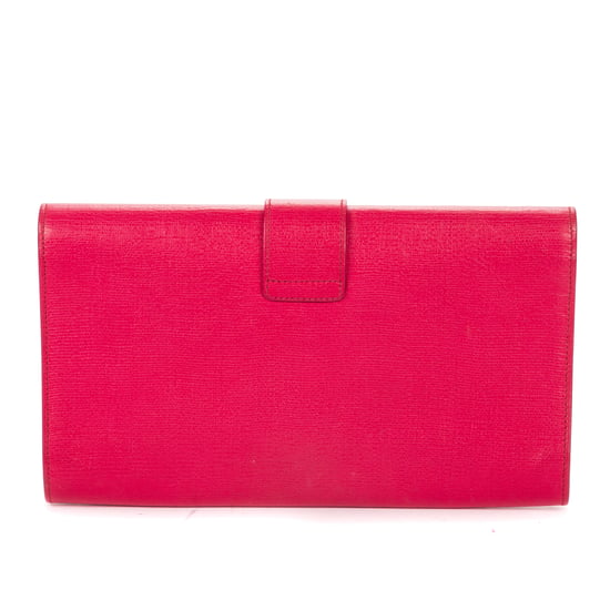 Yves Saint Laurent Ligne Y Clutch en rosa Cuero de ternero - Image 5
