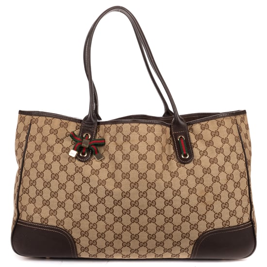Gucci Large Web Princy Tote Large en beige Lienzo - Image 1