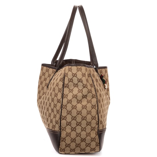 Gucci Large Web Princy Tote Large en beige Lienzo - Image 4