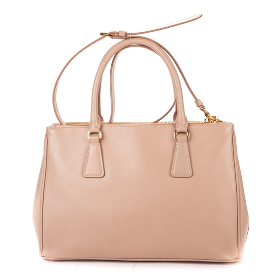 Prada Small Double Zip Galleria Tote Small en  rosa Cuero de ternero - Image 5