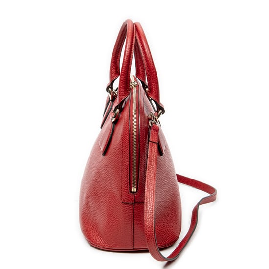 Gucci Small GG Charm Dome Tote en rojo Cuero de ternero - Image 3