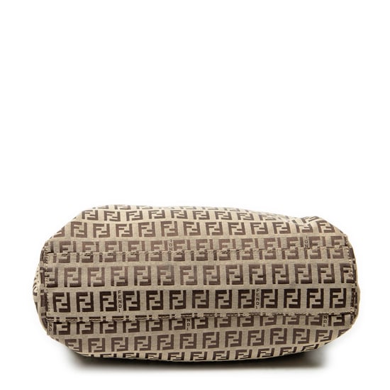 Fendi Small Tote  en  beige Lienzo - Image 6