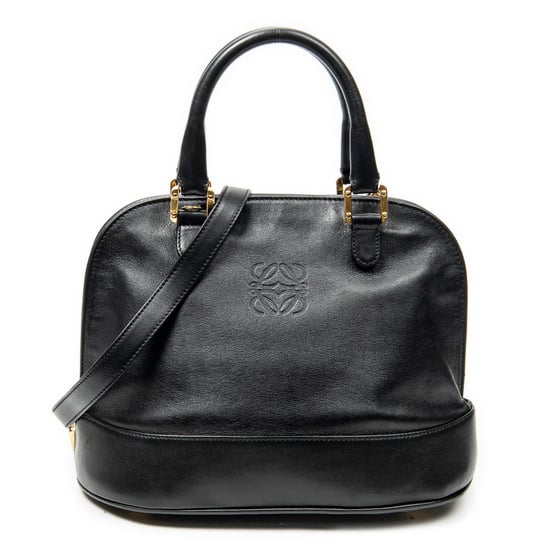 Loewe Vintage Dome Tote en negro Cuero de ternero - Image 1