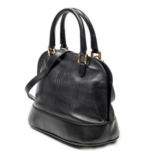 Loewe Vintage Dome Tote en negro Cuero de ternero - Image 2