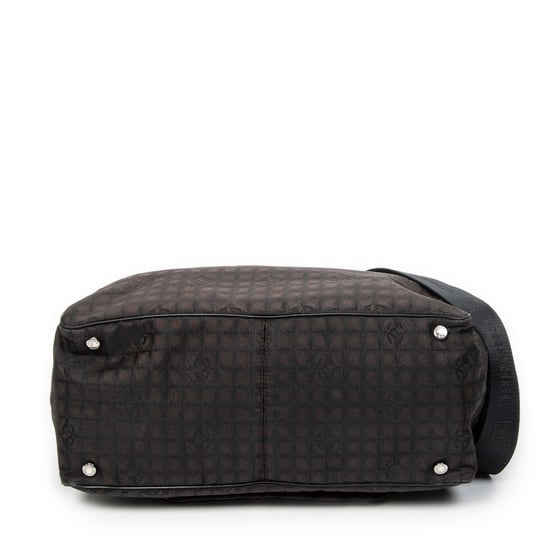 Chanel 2-Way New Travel Line Tote en marrón oscuro Lienzo - Image 6
