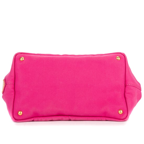 Prada Medium Canapa Tote Medium en rosa Lienzo - Image 6