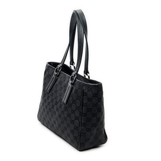 Gucci Small Shoulder Tote  en  negro Lienzo - Image 2