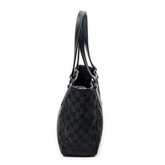 Gucci Small Shoulder Tote  en  negro Lienzo - Image 4