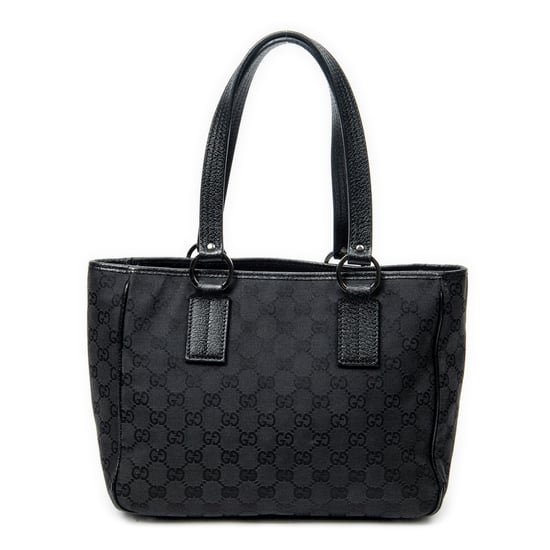Gucci Small Shoulder Tote  en  negro Lienzo - Image 5