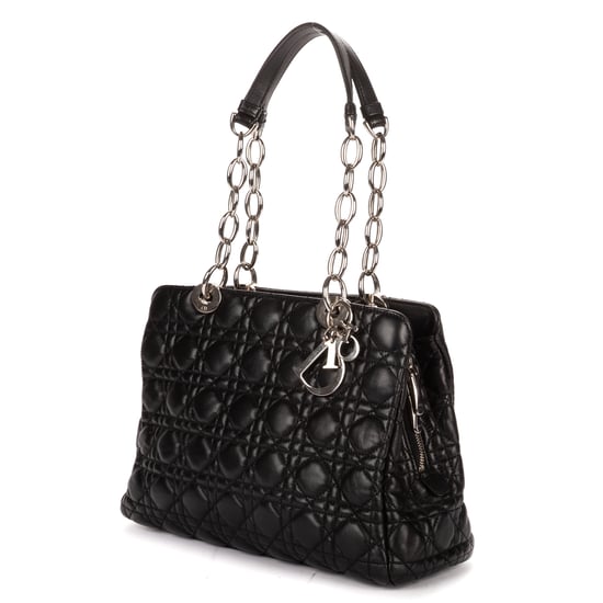 Dior Medium Soft Shopping Tote Medium en negro Cuero de ternero - Image 2