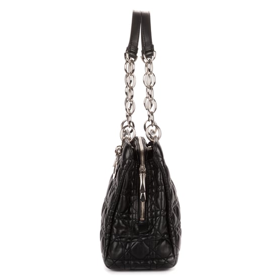 Dior Medium Soft Shopping Tote Medium en negro Cuero de ternero - Image 3
