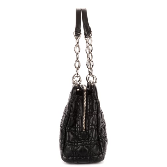 Dior Medium Soft Shopping Tote Medium en negro Cuero de ternero - Image 4