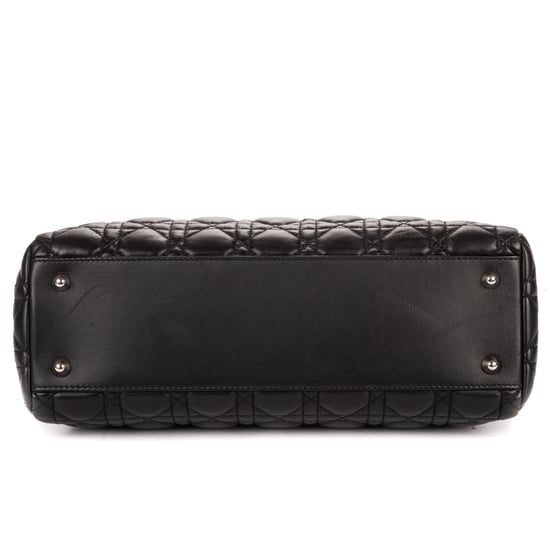 Dior Medium Soft Shopping Tote Medium en negro Cuero de ternero - Image 6