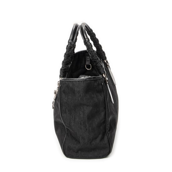 Dior Small Lovely Trotter Tote  en  negro Lienzo - Image 3