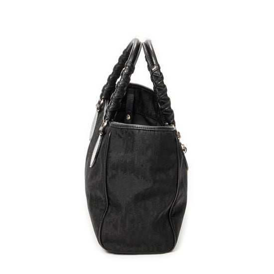 Dior Small Lovely Trotter Tote  en  negro Lienzo - Image 4