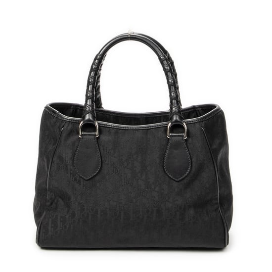 Dior Small Lovely Trotter Tote  en  negro Lienzo - Image 5