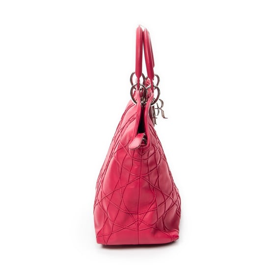 Dior Medium Granville Tote en rosa Cuero de ternero - Image 4
