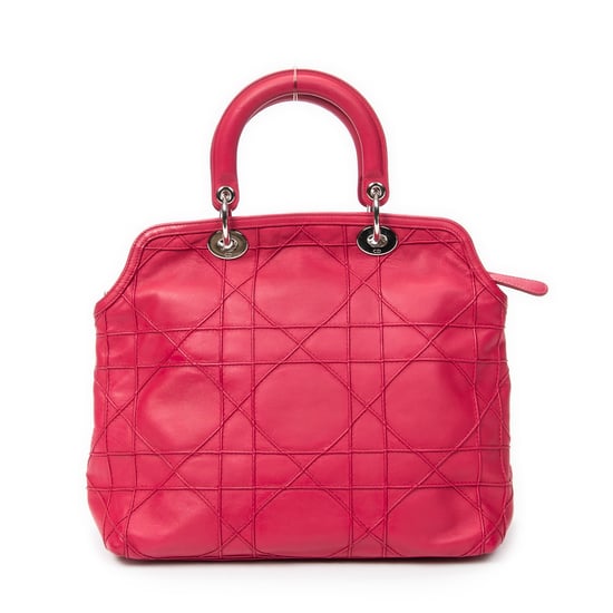Dior Medium Granville Tote en rosa Cuero de ternero - Image 5
