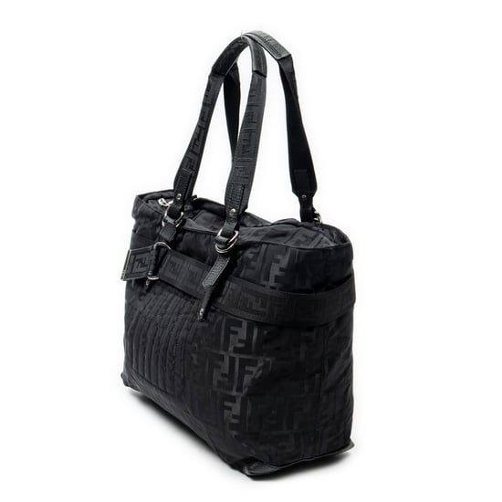 Fendi Medium Belt Tote  en  negro Lienzo - Image 2
