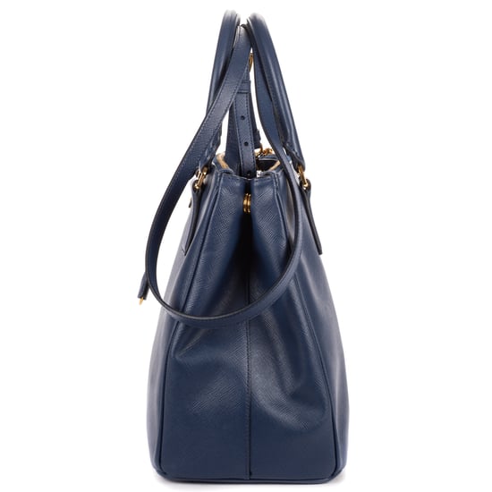 Prada Medium Galleria Double Zip Tote Medium en  Marina Cuero de ternero - Image 3