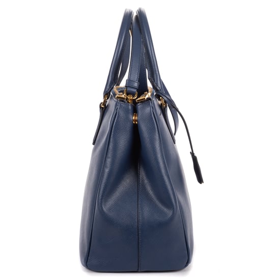 Prada Medium Galleria Double Zip Tote Medium en  Marina Cuero de ternero - Image 4