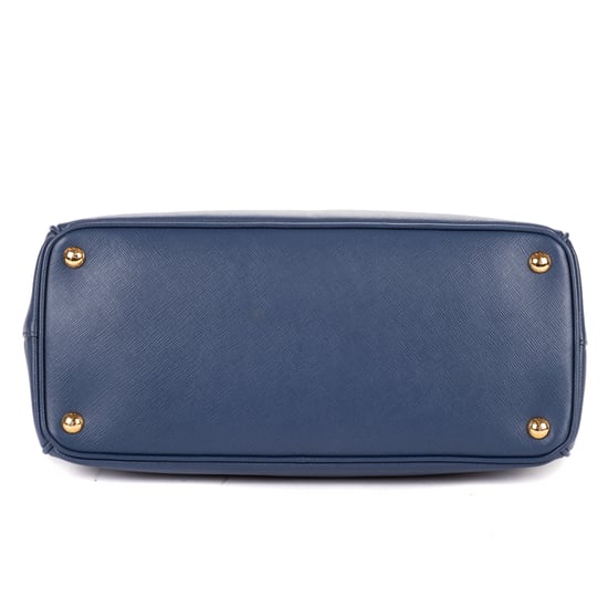 Prada Medium Galleria Double Zip Tote Medium en  Marina Cuero de ternero - Image 6