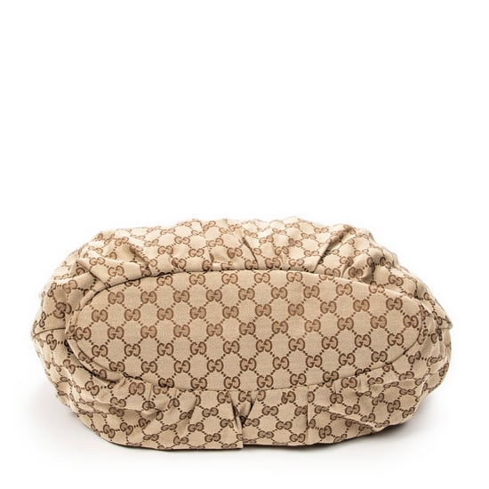 Gucci Medium Studded Pelham Tote  en  beige Lienzo - Image 6